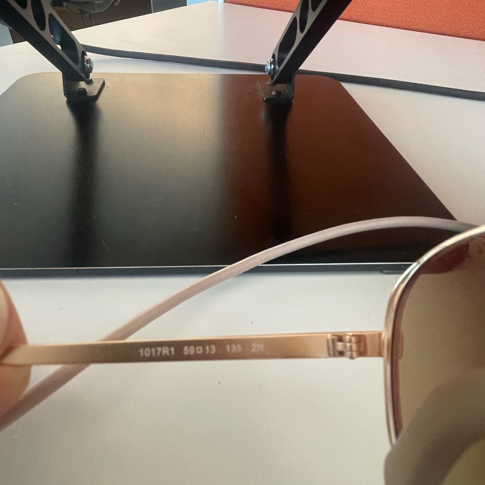 Michael Kors Rose Gold Sunglasses with Cream Case - Picture 6 of 6